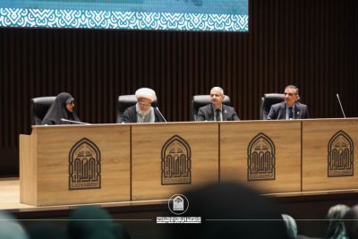 His Eminence, Imam Hussein holy shrine  Religious Custodian Visits Al-Zahraa University