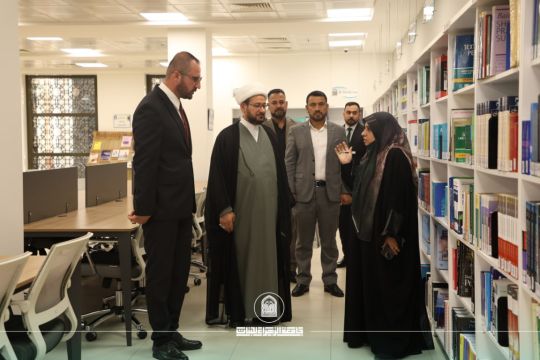 Visit of Delegation from Holy Shrine’s Ninawa Quran House to Al-Zahraa University