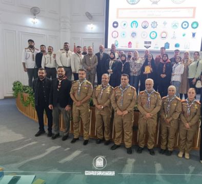 Two Female Students from Faculty of Engineering Represent Al-Zahraa University at University Pioneers Forum