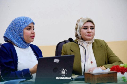 Faculty Member from Al-Zahraa (PBUH) University for Women Participates in Scientific Workshop at Al-Kut Technical Institute