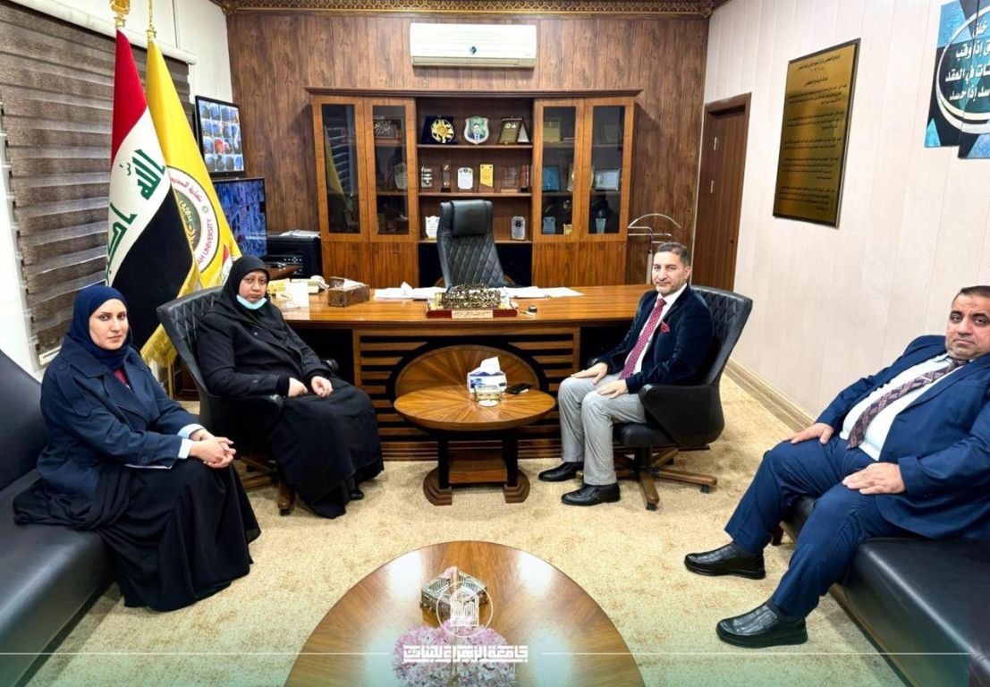 A delegation from the College of Pharmacy pays an official visit to Al-Mustansiriya University to enhance academic cooperation.