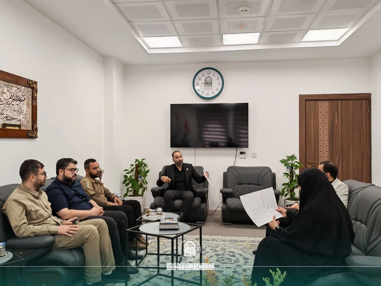 Dean Receives Medical Delegation from the Popular Mobilization Commission in Preparation for Providing Healthcare Services at the University Procession During the Arbaeen Pilgrimage