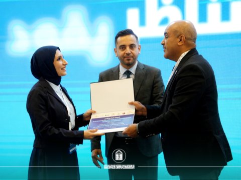 A female faculty member from the College of Engineering will officiate the finals of the Iraqi Universities World Cup.