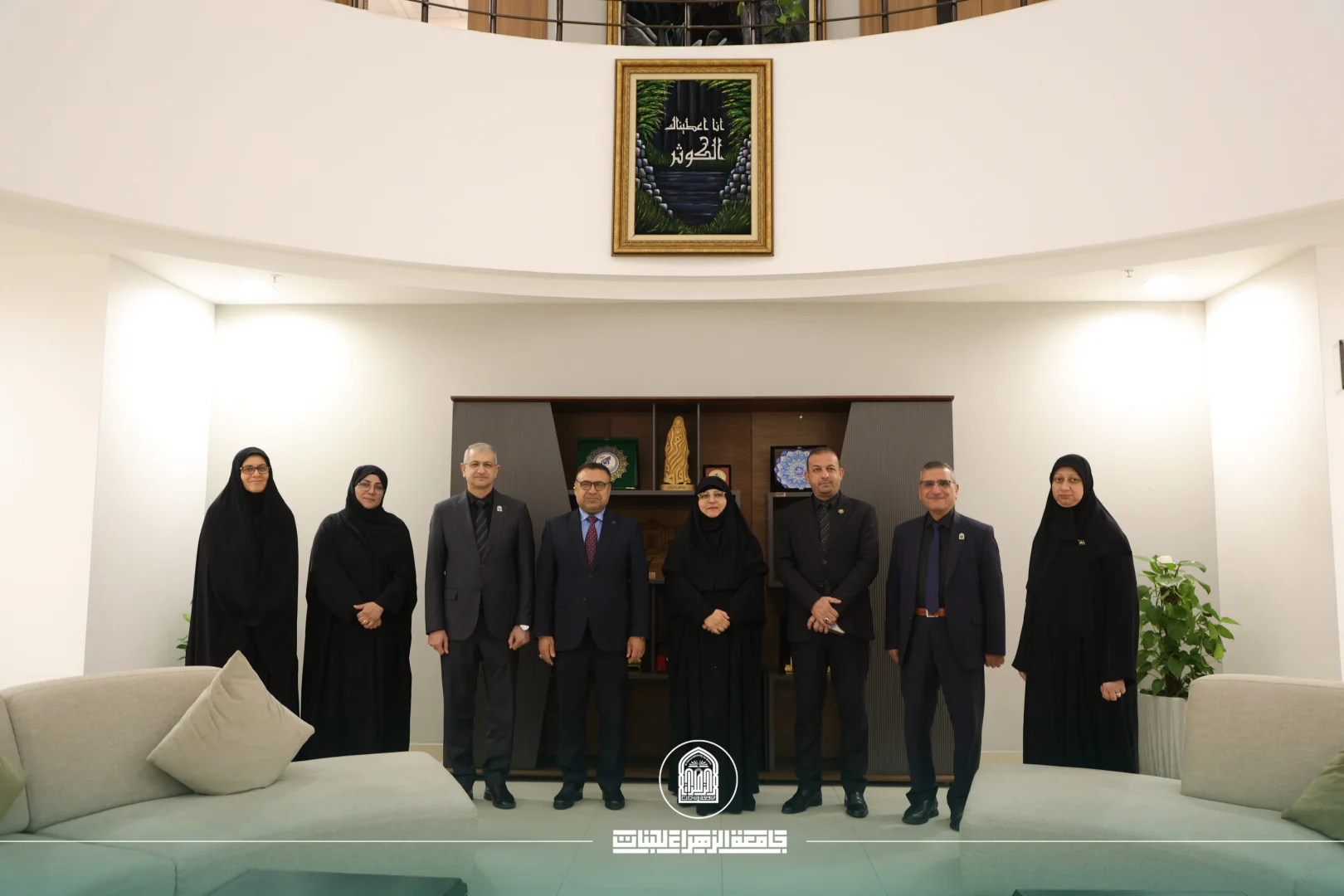 السيدة العميدة  تشارك في لقاء أكاديمي لتعزيز التعاون بين الجامعات العراقية