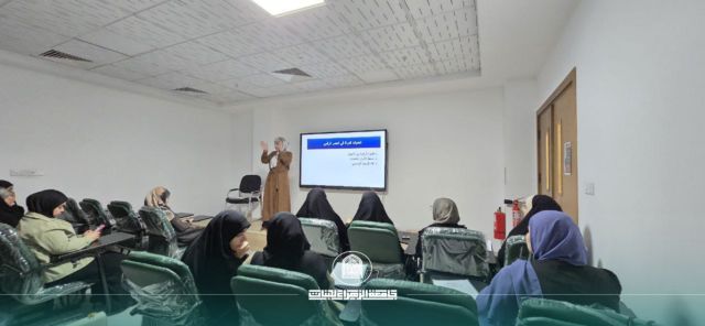 دور المرأة في حماية الطفل.. ورشة توعوية في قسم التربية الخاصة