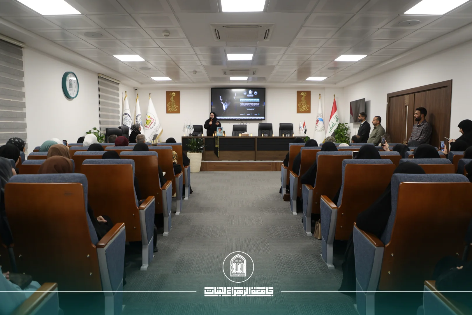 رجل الأمة في ذاكرة الوفاء.. جامعة الزهراء (ع) تحيي الذكرى الثانية لاست،ش،هاد الس،،يد ن،ص،ر الله بكلية الهندسة