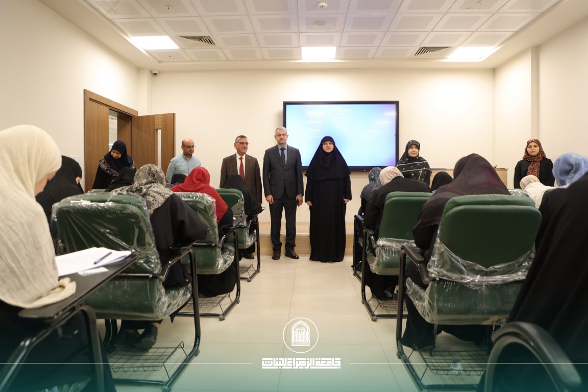 Al-Zahraa (PBUH) University for Women President Oversees Final Examinations at Pharmacy College