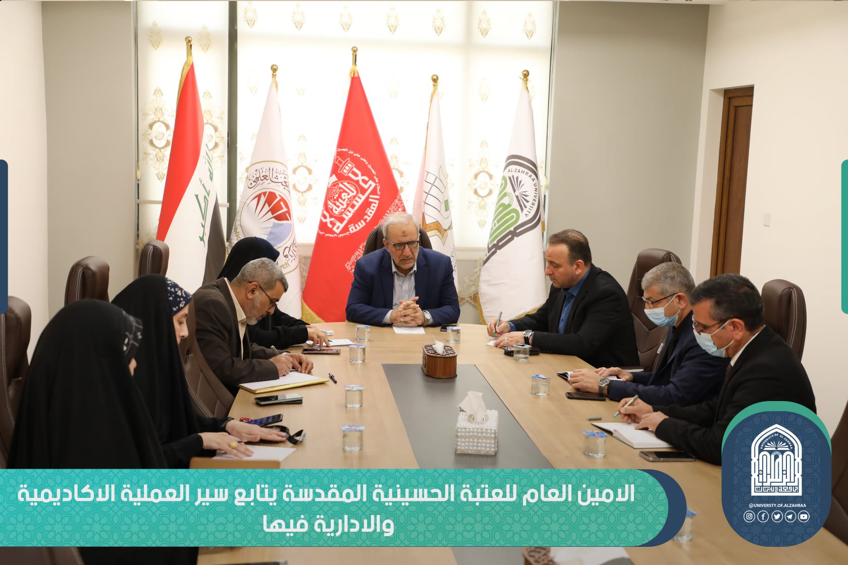 Secretary-General of Imam Hussein Holy Shrine Reviews Academic and Administrative Progress During  Field Tour of ZUW