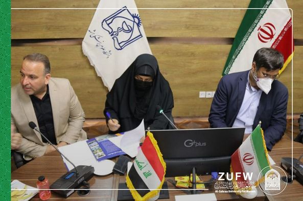 بمتطلبات علمية وأخرى بحثية ، جامعة الزهراء ع للبنات تعزز مذكرة التفاهم مع جامعة مشهد للعلوم الطبية بملحق إضافي .