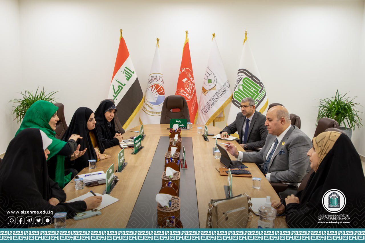The presidency of Al-Zahra University (peace be upon her) for women holds a meeting with the representative of the United Nations Development Program