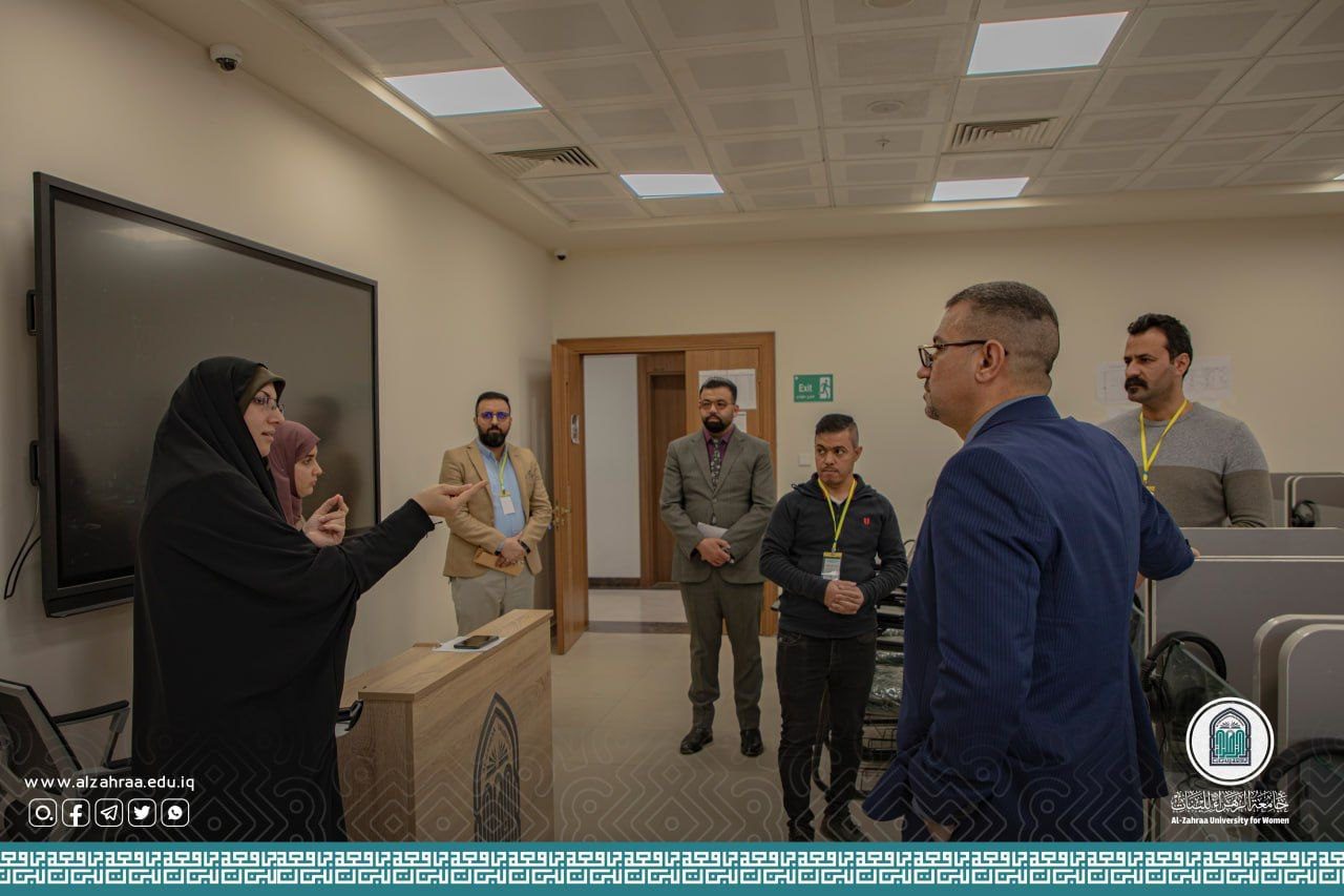 وفد من كلية الإمام الكاظم (عليه السلام) يزور جامعة الزهراء (عليها السلام) للبنات