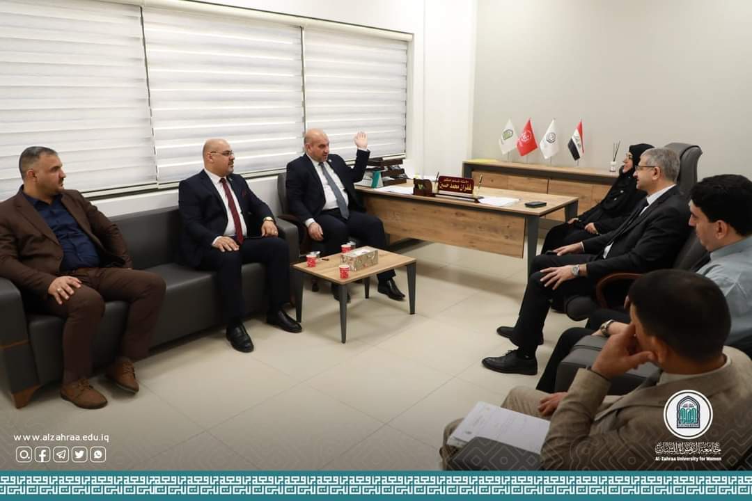 اللجنة الوزارية المكلفة بالإشراف على الإمتحانات التقويمية النهائية تُنهي مهامها في كلية الصيدلة بجامعَة الزهراء(عليها السلام) للبنات