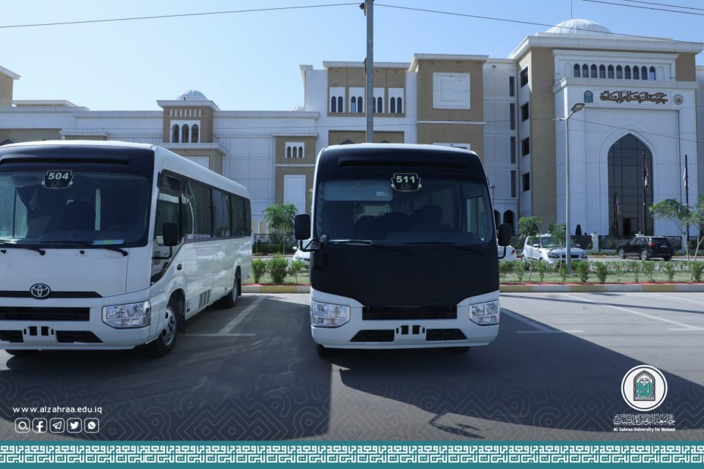 The Holy Hussainiya Shrine provides modern buses for preparatory stage students