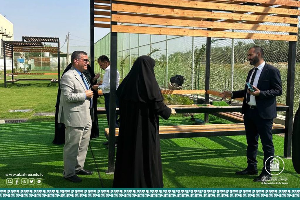 جامعة الزهراء (عليها السلام) للبنات تعلن عن استحدث مساحات خضراء وتستعد لبناء اقسام جديد