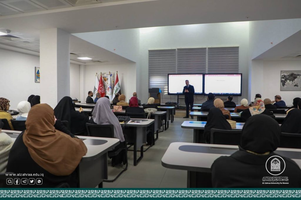 "مهارات الترجمة" ورشة علمية أقامها قسم اللغة الإنكليزية في جامعة الزهراء (عليها السلام)