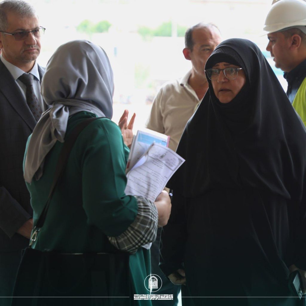 President of Al-Zahraa University Follows Up progress on the Field of Construction and Building Projects at the University