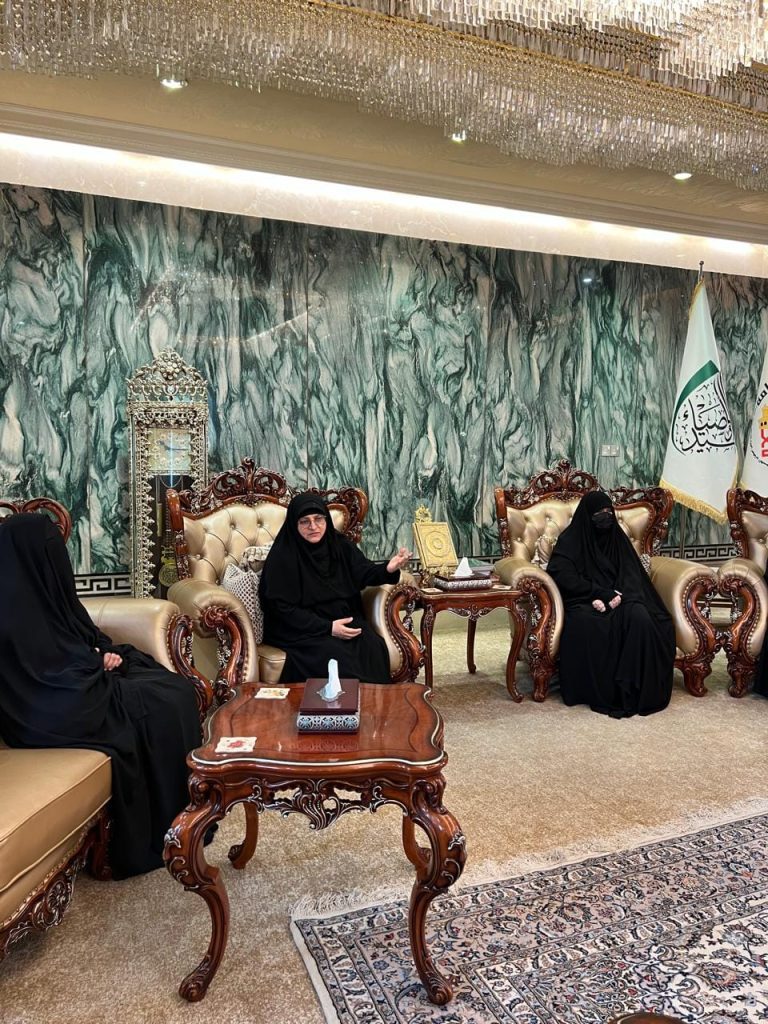 زيارة تفقدية تجريها رئيسة اللجنة النسوية العليا الدائمة والوفد المرافق لها لمتابعة سير الخدمات المقدمة لـ "ضيوف العراق"