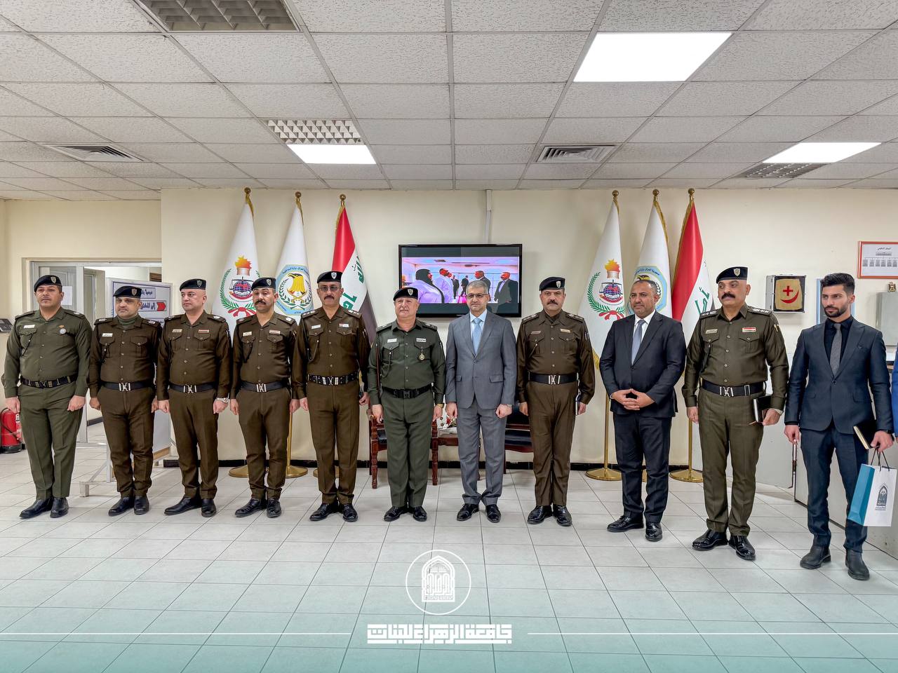 Al-Zahraa University for Women Delegation Visits Higher Institute for Security and Administrative Development to Strengthen Scientific and Research Collaboration