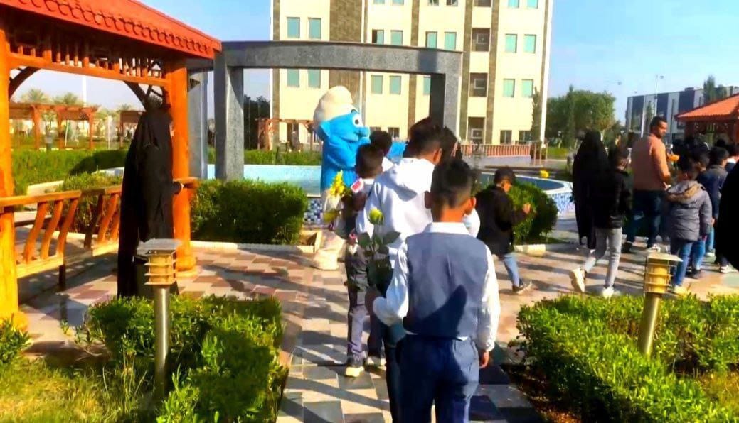 قسم اللغة الانجليزية في كلية التربية في جامعة الزهراء يقيم سفرة ترفيهية لاطفال دار الايواء