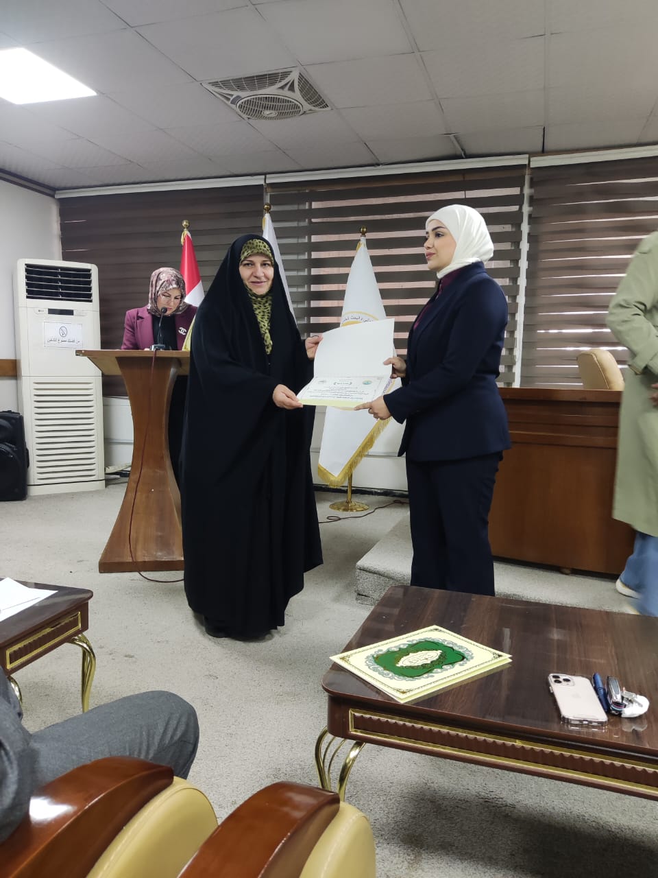 رئيسة قسم التربية الخاصة في جامعة الزهراء (ع) للبنات تشارك في برنامجًا تدريبيًا لتطوير المهارات الإرشادية